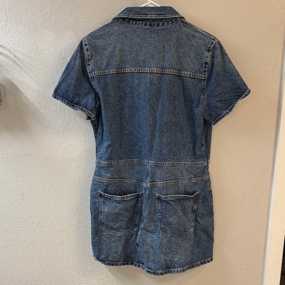 Zara Indigo Denim Playsuit - Picture 3 of 4
